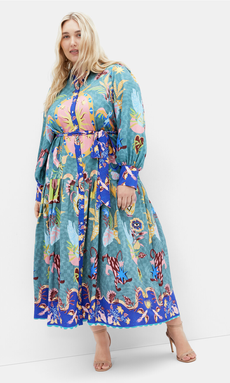 Plus Size MAXI EZRA PRT - Mystic Gaze