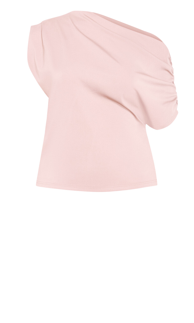 Imani Off Shoulder Top - heavenly pink