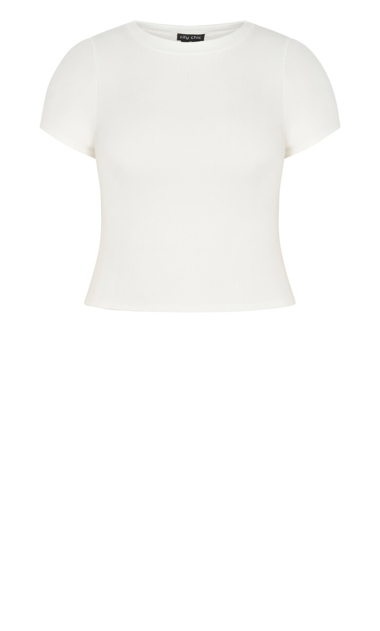 Karla Short Sleeve Tee - ivory