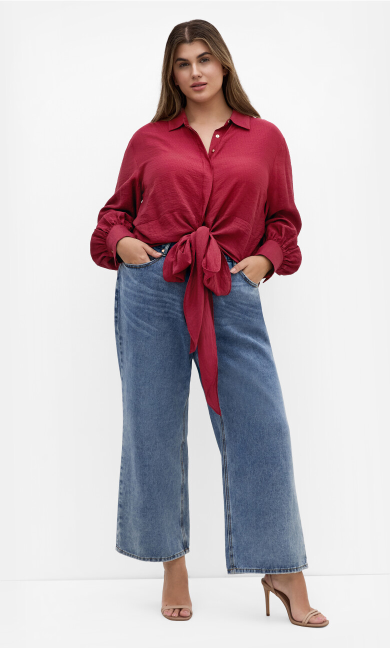 Plus Size Rosabella Shirt - shiraz