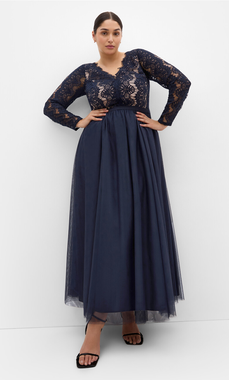 Rare Beauty Maxi Dress - navy