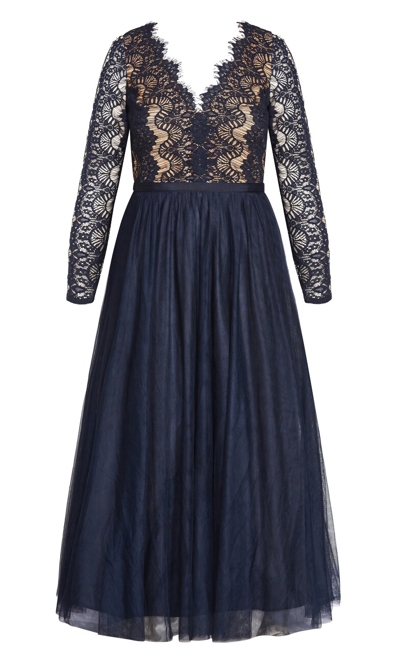 Rare Beauty Maxi Dress - navy