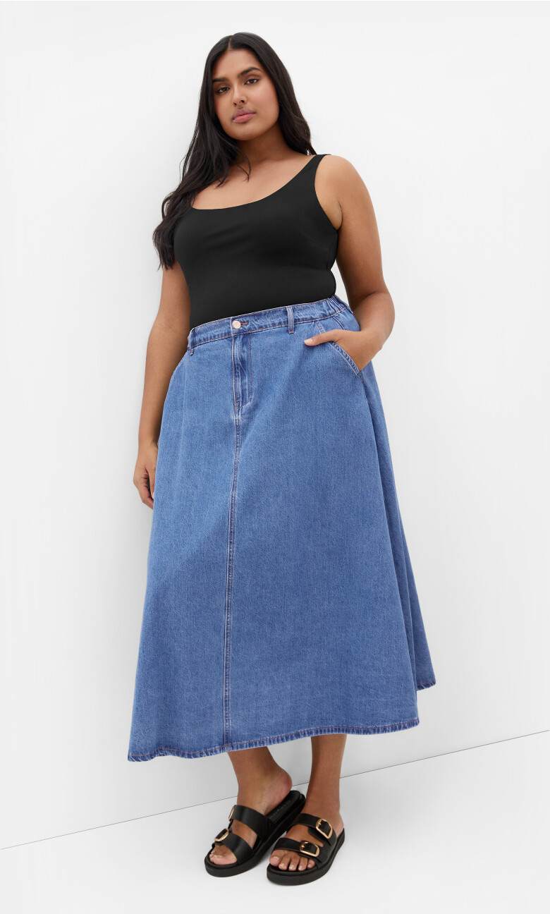 Karina Denim Skirt - light wash