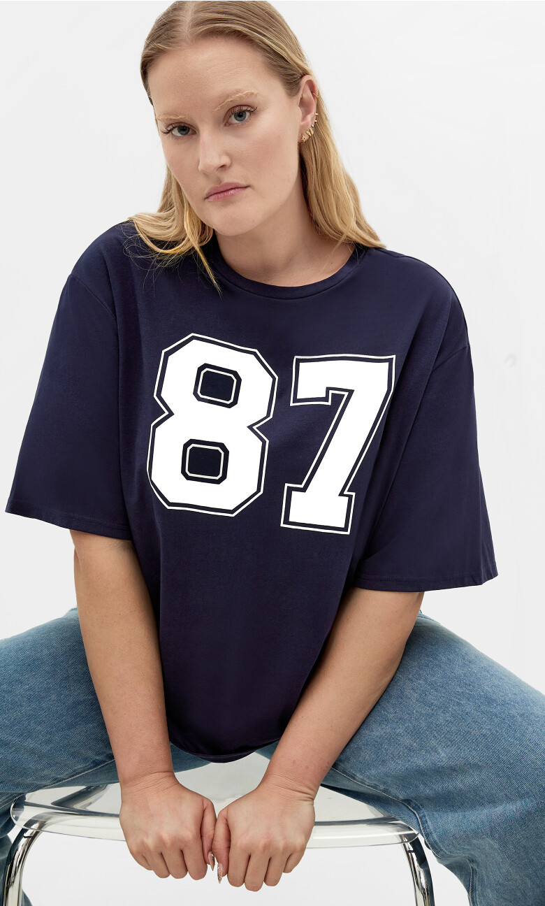 Plus Size Joss Tee - navy