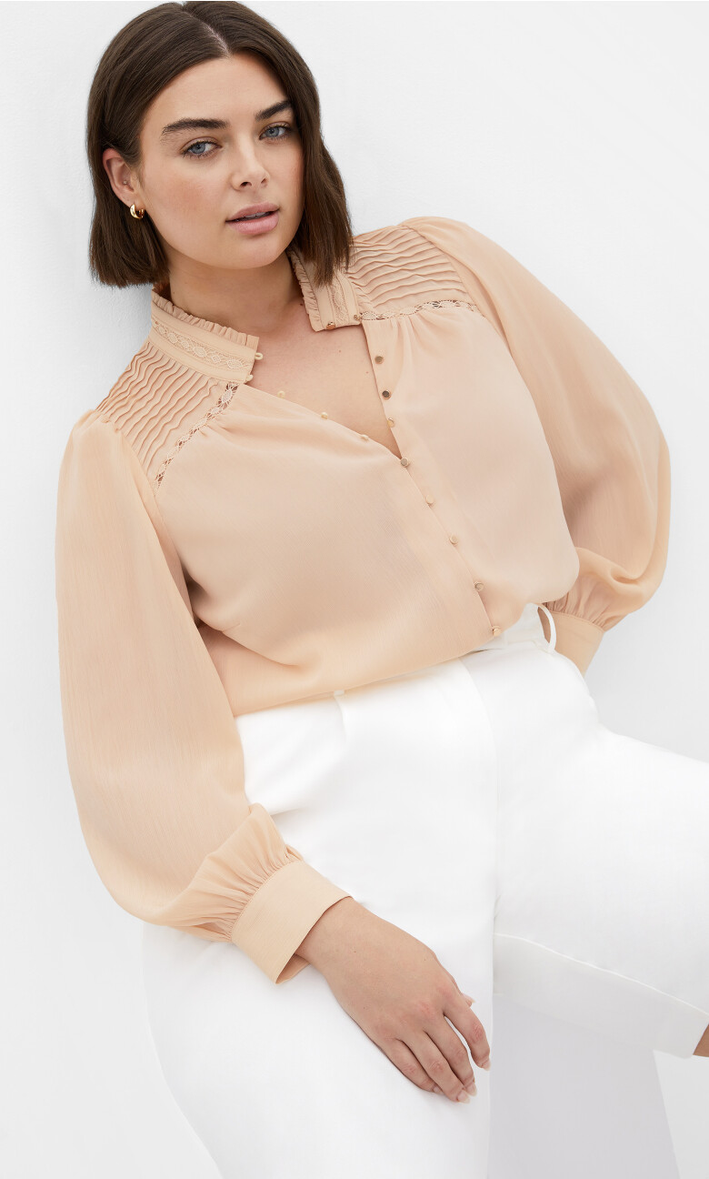 Florence Shirt - peach