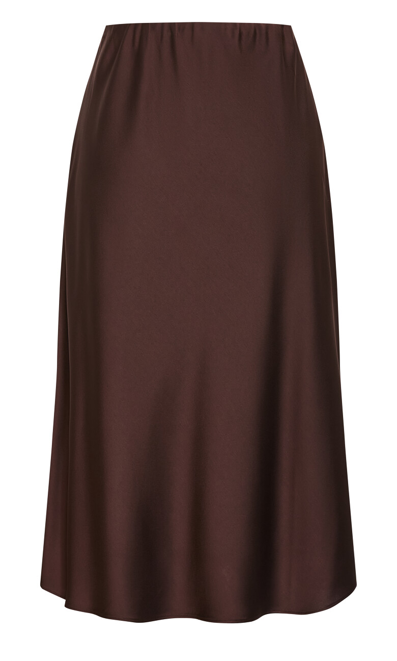 Miranda Midi Skirt - truffle