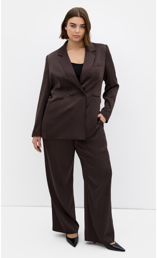 Plus Size Rylie Pant - Chocolate (upated))