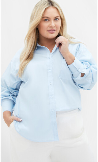 Kenia Shirt - ice blue