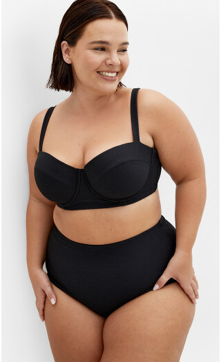Maui Underwire Bikini Top - black