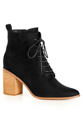 WIDE FIT Calista Ankle Boot - black