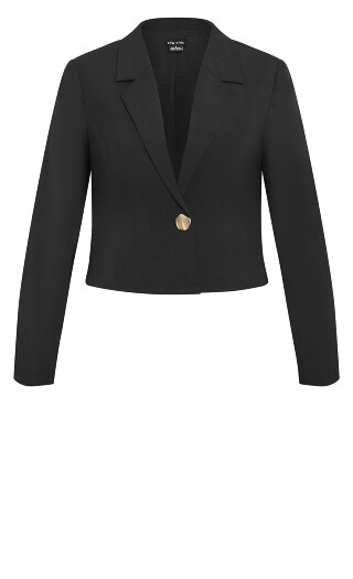Karter Crop Jacket - black