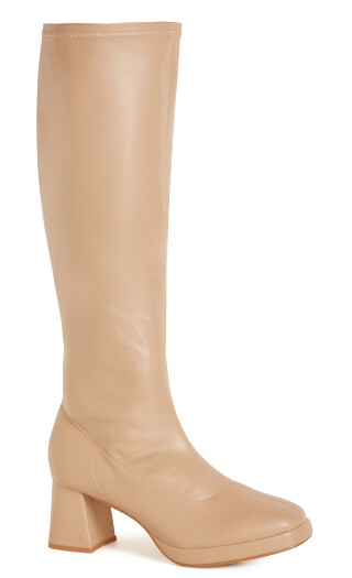 WIDE FIT Aria Boot - caramel