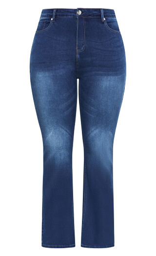 Harley Fit Bootleg Regular Jean - mid wash
