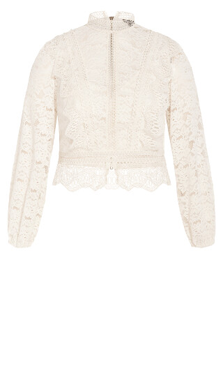 Lucielle Top - porcelain